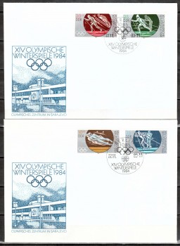DDR Michelnummer 2839 - 2842 FDC DDR Michelnummer 2839 - 2842 FDC