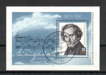 DDR Michelnummer 2852 Block 76 gestempelt DDR Michelnummer 2852 Block 76 gestempelt