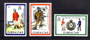 Gibraltar Michelnummer 286 - 288 postfrisch