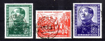 DDR Michelnummer 286 - 288 gestempelt