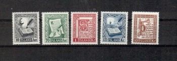Island Michelnummer 287 - 291 postfrisch