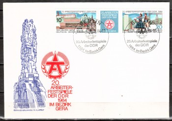 DDR Michelnummer 2880 - 2881 FDC DDR Michelnummer 2880 - 2881 FDC