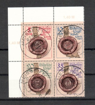 DDR Michelnummer 2884 - 2887 gestempelt