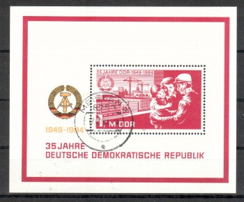 DDR Michelnummer 2896 Block 78 gestempelt