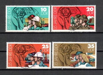 DDR Michelnummer 2898 - 2901 gestempelt