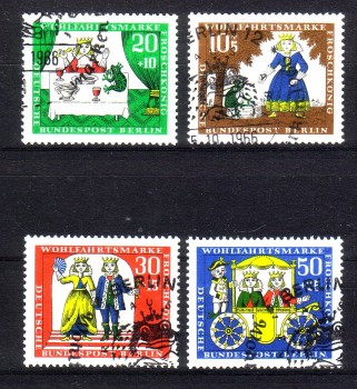 Berlin Michelnummer 295 - 298 gestempelt
