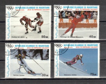 (intern: OLY295 ) Mauretanien Michelnummer 912 - 915 gestempelt (intern: OLY295 ) Mauretanien Michelnummer 912 - 915 gestempelt