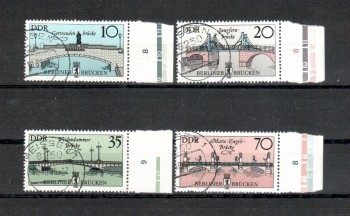 DDR Michelnummer 2972 - 2975 gestempelt
