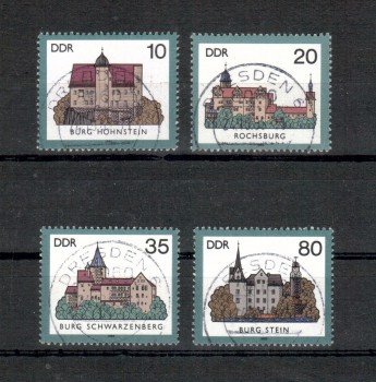 DDR Michelnummer 2976 - 2979 gestempelt