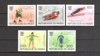(intern: OLY301 ) Niger Michelnummer 506 - 510 postfrisch (intern: OLY301 ) Niger Michelnummer 506 - 510 postfrisch