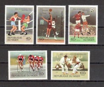 (intern: OLY303 ) Niger Michelnummer 531 - 535 postfrisch (intern: OLY303 ) Niger Michelnummer 531 - 535 postfrisch