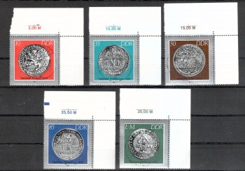 DDR Michelnummer 3040 - 3044 gestempelt