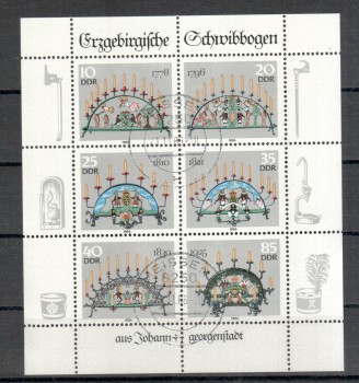 DDR Michelnummer 3057 - 3062 gestempelt