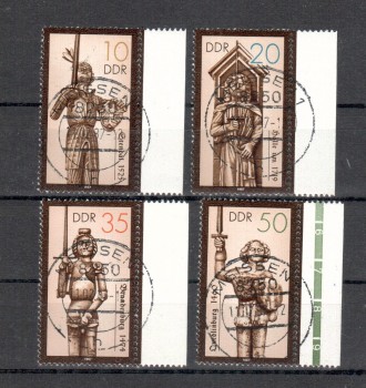 DDR Michelnummer 3063 - 3066 gestempelt