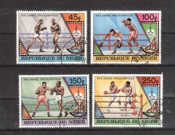 (intern: OLY306 ) Niger Michelnummer 673 - 676 gestempelt (intern: OLY306 ) Niger Michelnummer 673 - 676 gestempelt