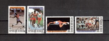 (intern: OLY308 ) Niger Michelnummer 695 - 698 gestempelt (intern: OLY308 ) Niger Michelnummer 695 - 698 gestempelt