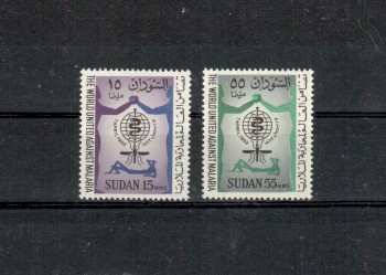 Sudan Michelnummer 175 - 176 postfrisch Sudan Michelnummer 175 - 176 postfrisch