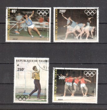 (intern: OLY309 ) Niger Michelnummer 846 - 849 gestempelt (intern: OLY309 ) Niger Michelnummer 846 - 849 gestempelt