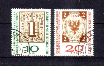 BRD Michelnummer 310-311a gestempelt BRD Michelnummer 310-311a gestempelt