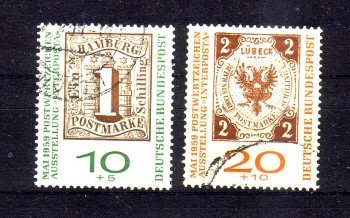 BRD Michelnummer 310-311b gestempelt BRD Michelnummer 310-311b gestempelt