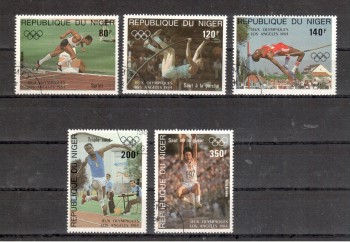(intern: OLY310 ) Niger Michelnummer 876 - 880 gestempelt (intern: OLY310 ) Niger Michelnummer 876 - 880 gestempelt