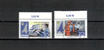 DDR Michelnummer 3132 - 3133 gestempelt