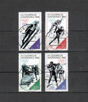 DDR Michelnummer 3140 - 3143 gestempelt