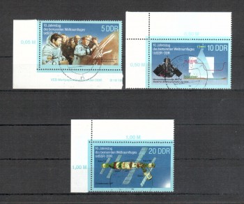 DDR Michelnummer 3170 - 3172 gestempelt