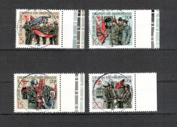 DDR Michelnummer 3177 - 3180 gestempelt