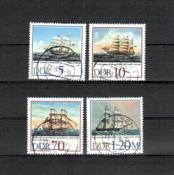 DDR Michelnummer 3198 - 3201 gestempelt