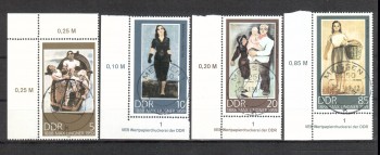 DDR Michelnummer 3209 - 3212 gestempelt