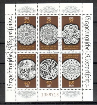 DDR Michelnummer 3215 - 3220 gestempelt