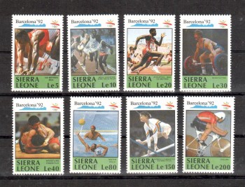 (intern: OLY323 ) Sierra Leone Michelnummer 1509 - 1516 postfrisch (intern: OLY323 ) Sierra Leone Michelnummer 1509 - 1516 postfrisch