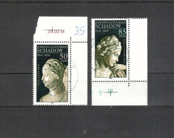 DDR Michelnummer 3250 - 3251 gestempelt
