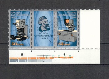 DDR Michelnummer 3252 - 3253 gestempelt