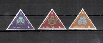 Gibraltar Michelnummer 325 - 327 postfrisch