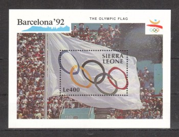 (intern: OLY325 ) Sierra Leone Michelnummer Block 138 postfrisch (intern: OLY325 ) Sierra Leone Michelnummer Block 138 postfrisch