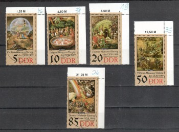 DDR Michelnummer 3269 - 3273 gestempelt