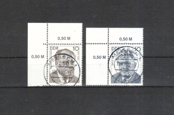 DDR Michelnummer 3300 - 3301 gestempelt