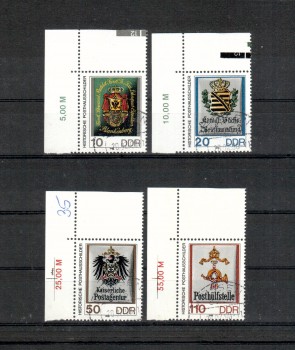 DDR Michelnummer 3302 - 3305 gestempelt