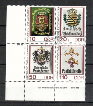 DDR Michelnummer 3306 - 3309 gestempelt