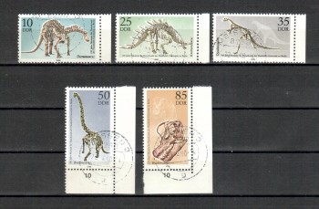 DDR Michelnummer 3324 - 3328 gestempelt