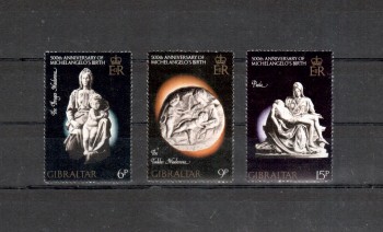 Gibraltar Michelnummer 334 - 336 A postfrisch