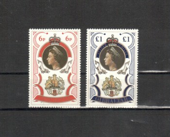 Gibraltar Michelnummer 346 - 347 A postfrisch