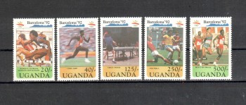 (intern: OLY347 ) Uganda Michelnummer 883 - 887 postfrisch