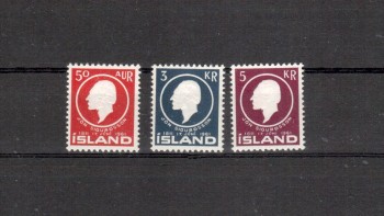 Island Michelnummer 349 - 351 postfrisch