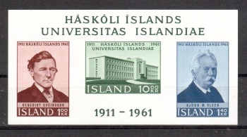 Island Michelnummer 356 B  Block 3 postfrisch