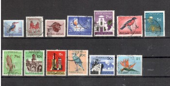Suedafrika Michelnummer 363 - 374 gestempelt Suedafrika Michelnummer 363 - 374 gestempelt