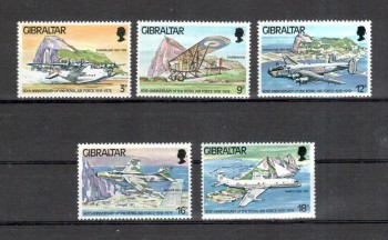 Gibraltar Michelnummer 378 - 382 postfrisch