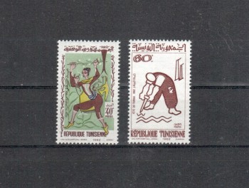 Tunsesien Michelnummer 597 - 598 postfrisch 